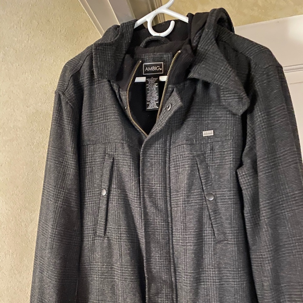 Men’s Ambig Wool Peacoat Size L